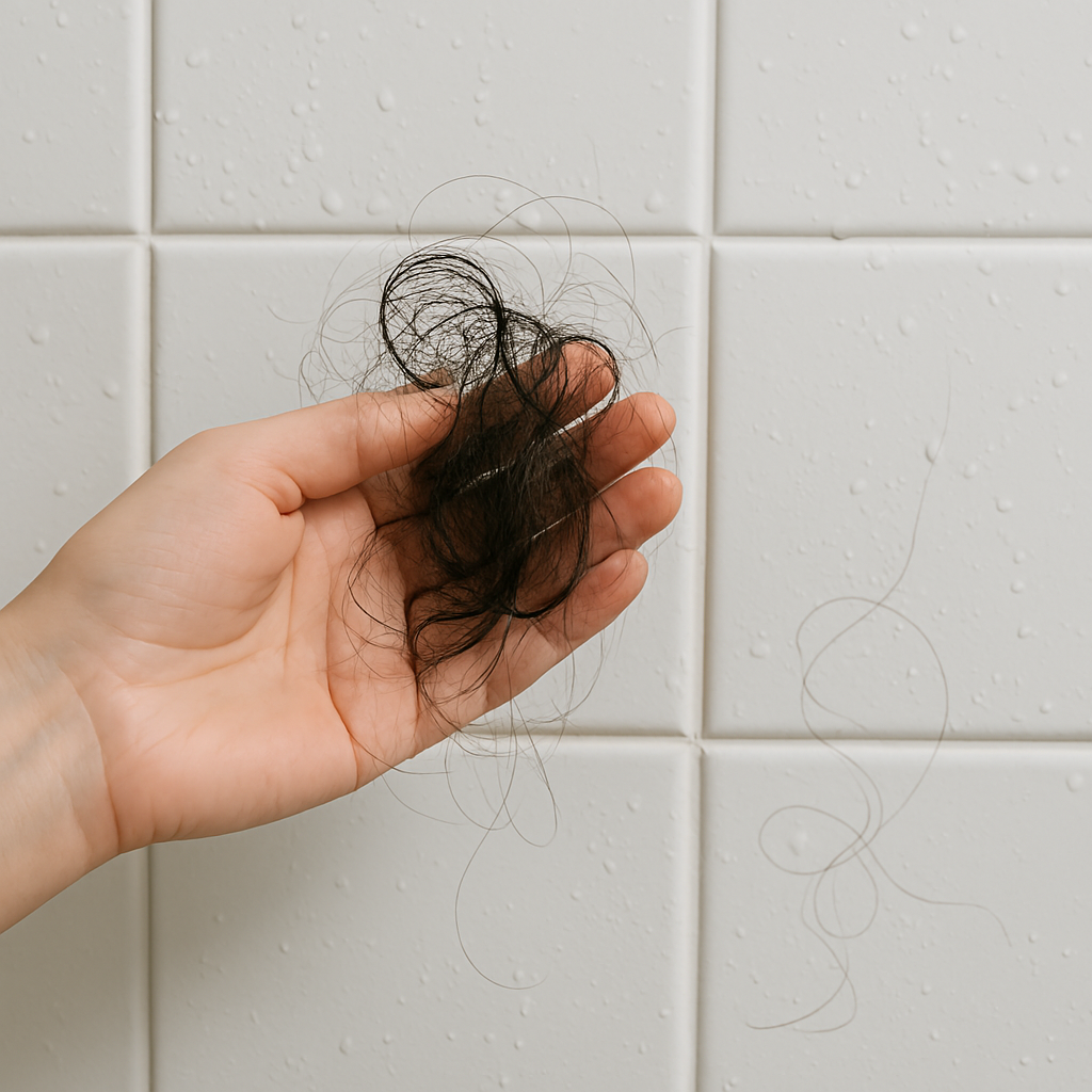 Hair in Shower